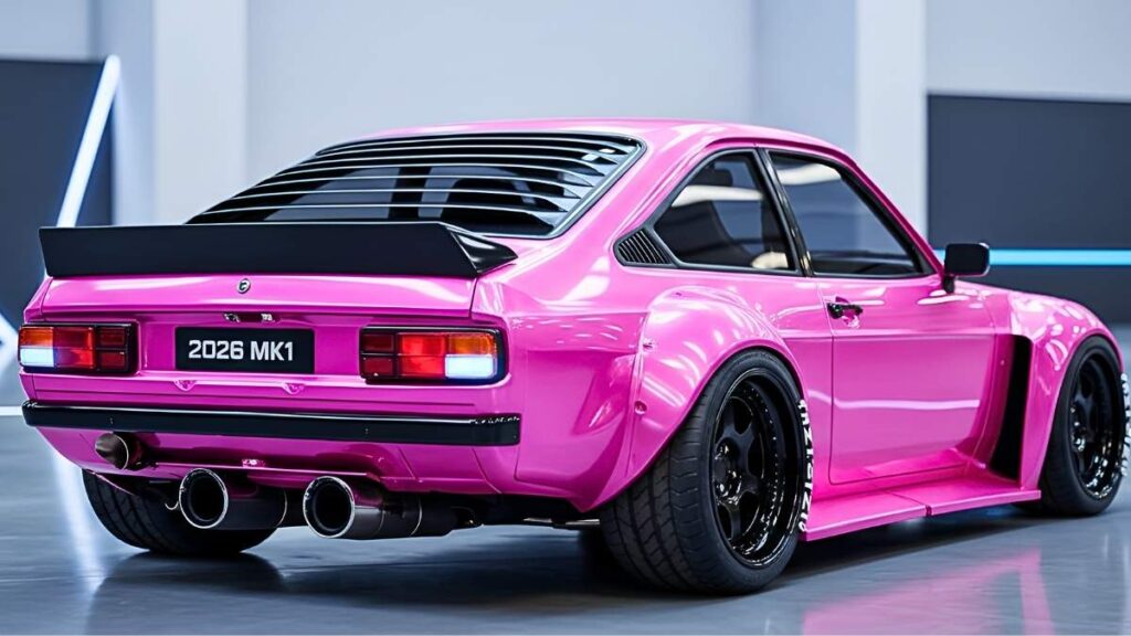 Ford Escort MK1 2026: Rediseñado para una Nueva Generación con Potencia y Tecnología Moderna